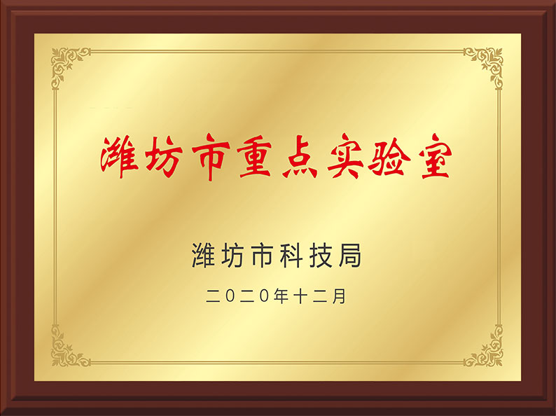 濰坊市重點(diǎn)實(shí)驗(yàn)室